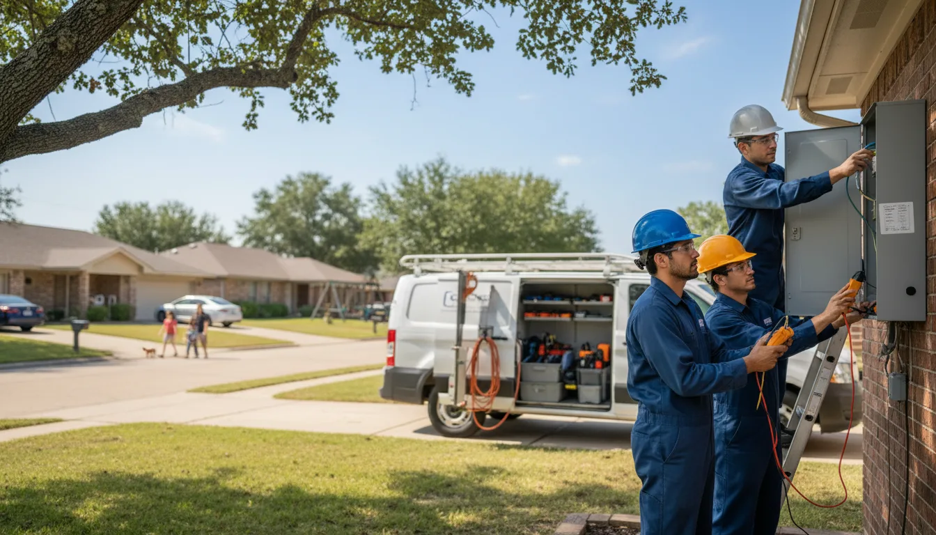 Certified electrician providing emergency electrical services in Ratcliff, AR